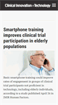 Mobile Screenshot of clinical-innovation.com